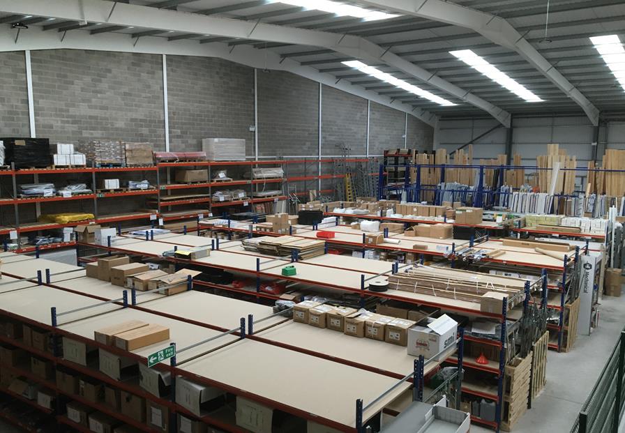 Storage Facility with Shelves & Inventory | Wolseley Managed Services – Livv Case Study | Inventor-e | Explore our Inventory Management Case Study with Solutions